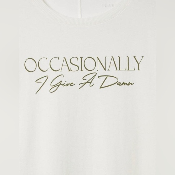 Torrid Occasionally Vintage Cotton Crew Neck Tee - Picture 4 of 5